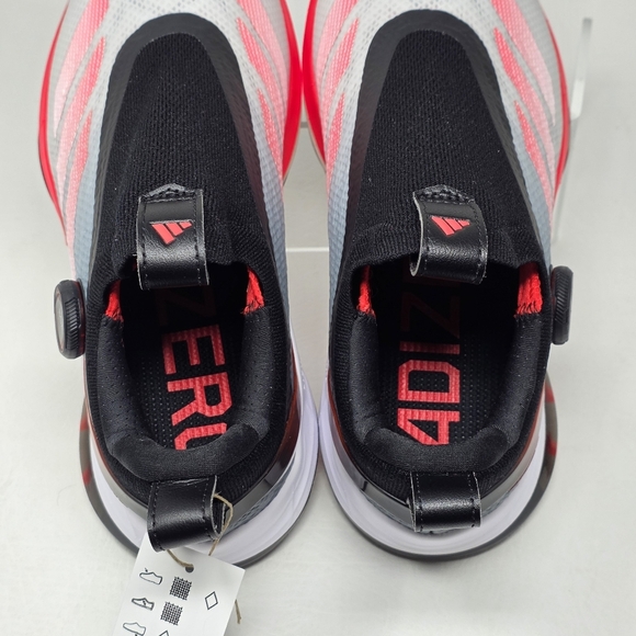 adidas Adizero ZG BOA Spikeless Golf Shoes White Red IH9896 Men's Size 8.5 New - Picture 9 of 13